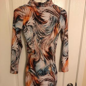 Fitted FN midi dress